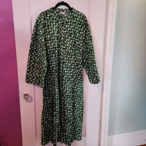 Zuri Kenya Dress, String of Hearts, 3X Long, Excellent Condition
